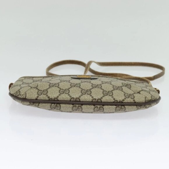 GUCCI GG Supreme Shoulder Bag PVC Beige Gold 904 02 020 Auth BA5087 - Picture 7 of 16